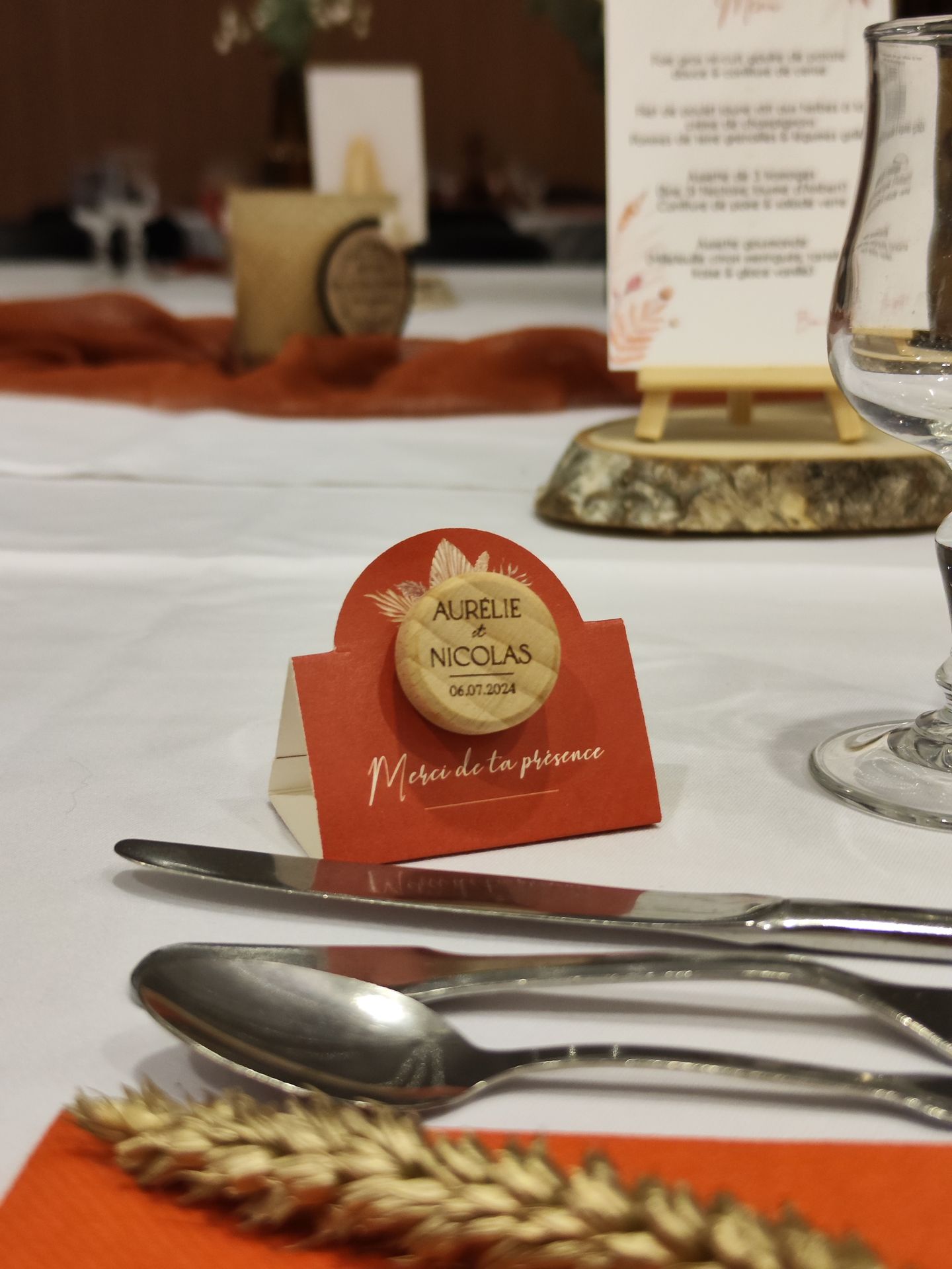 Mariage Espace Galerne cadeaux invités bouchon de vin