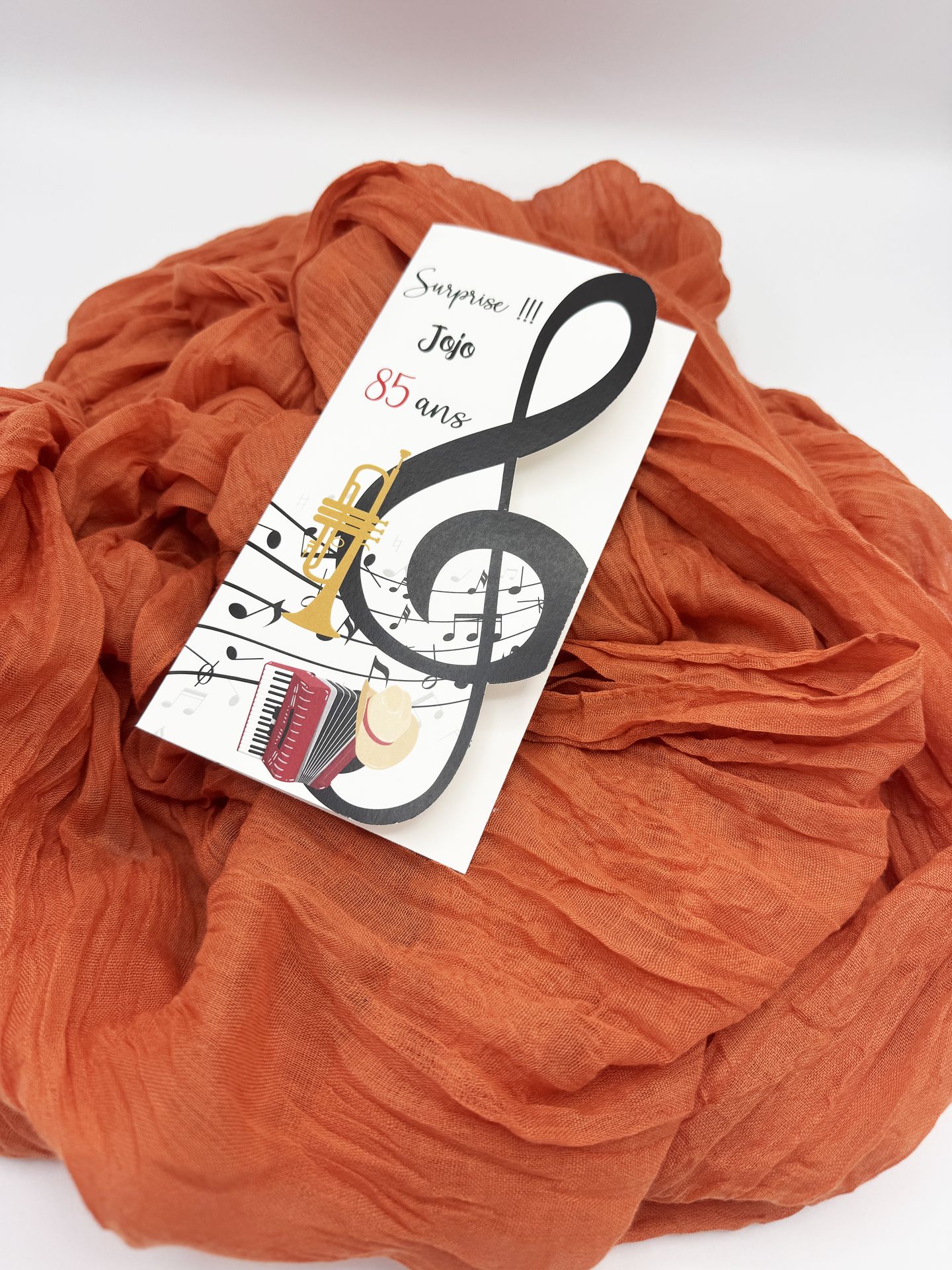 Invitation anniversaire musique clé de sol danseur anniversaire surprise