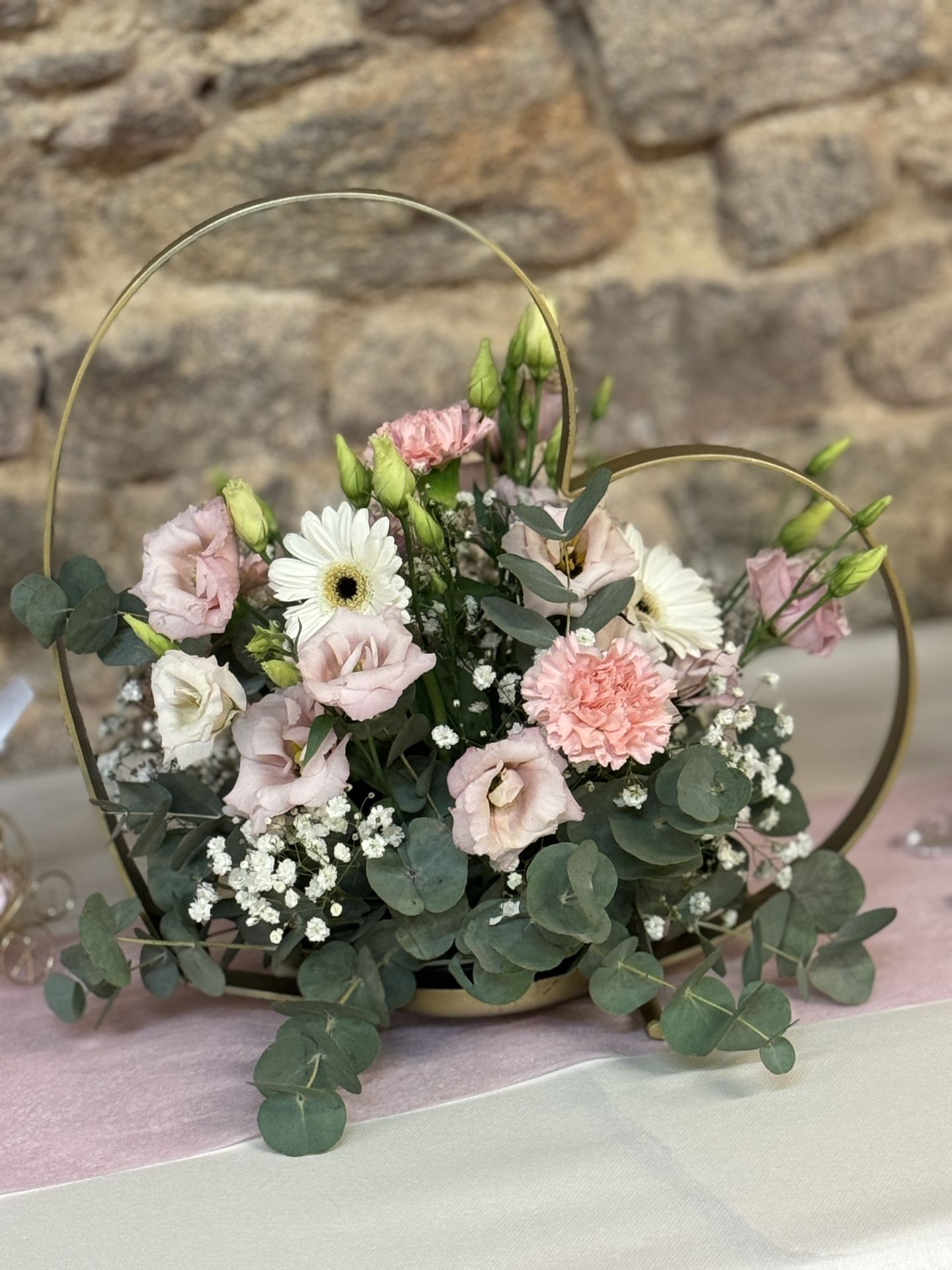 Mortagne sur Sèvre - Salle de la Cave ballon rose et blanc anniversaire baptême princesse