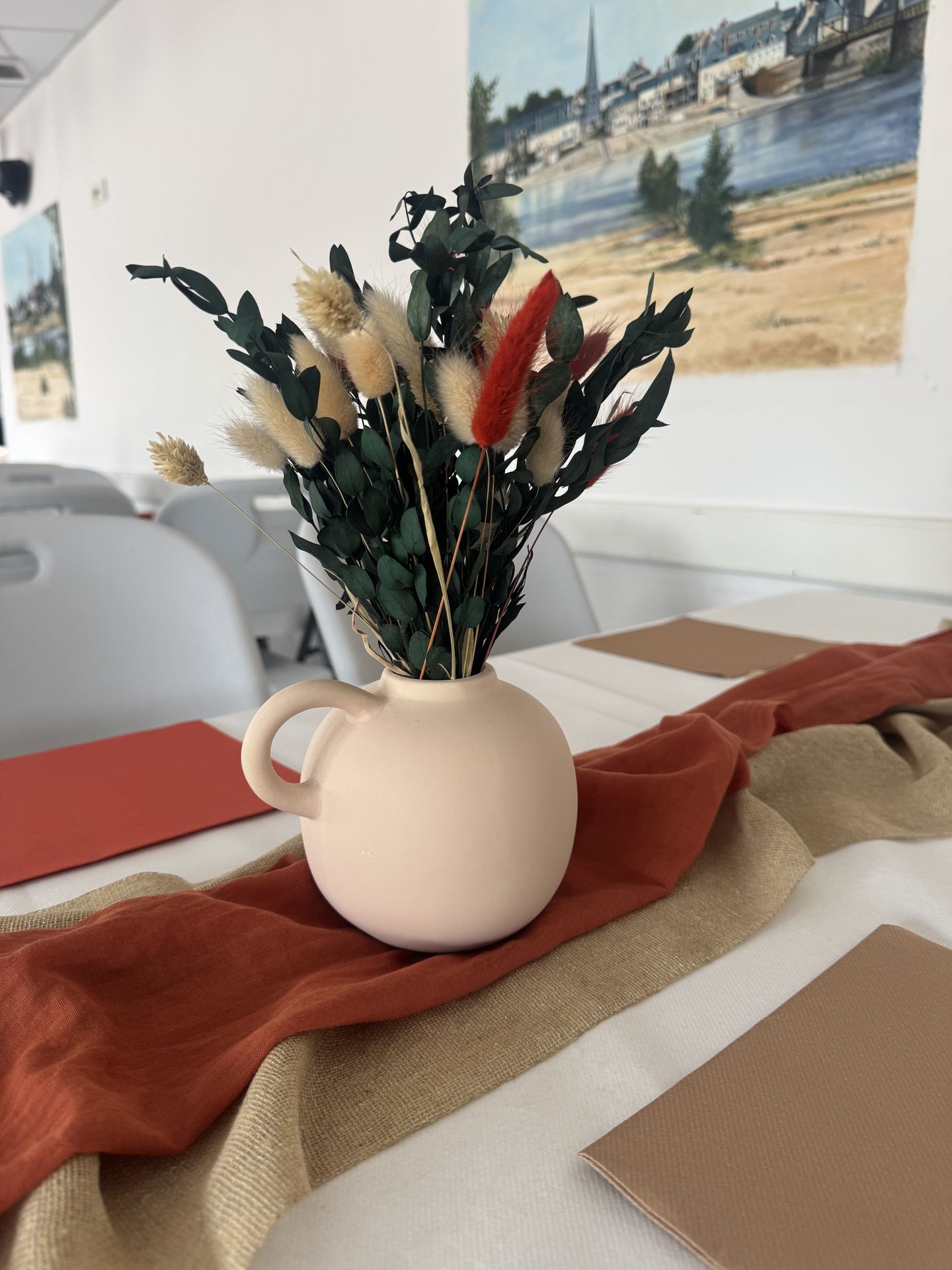 St Florent Le bout de St Flo anniversaire terracotta fleur sèche ballon décoration fanion guirlande guinguette