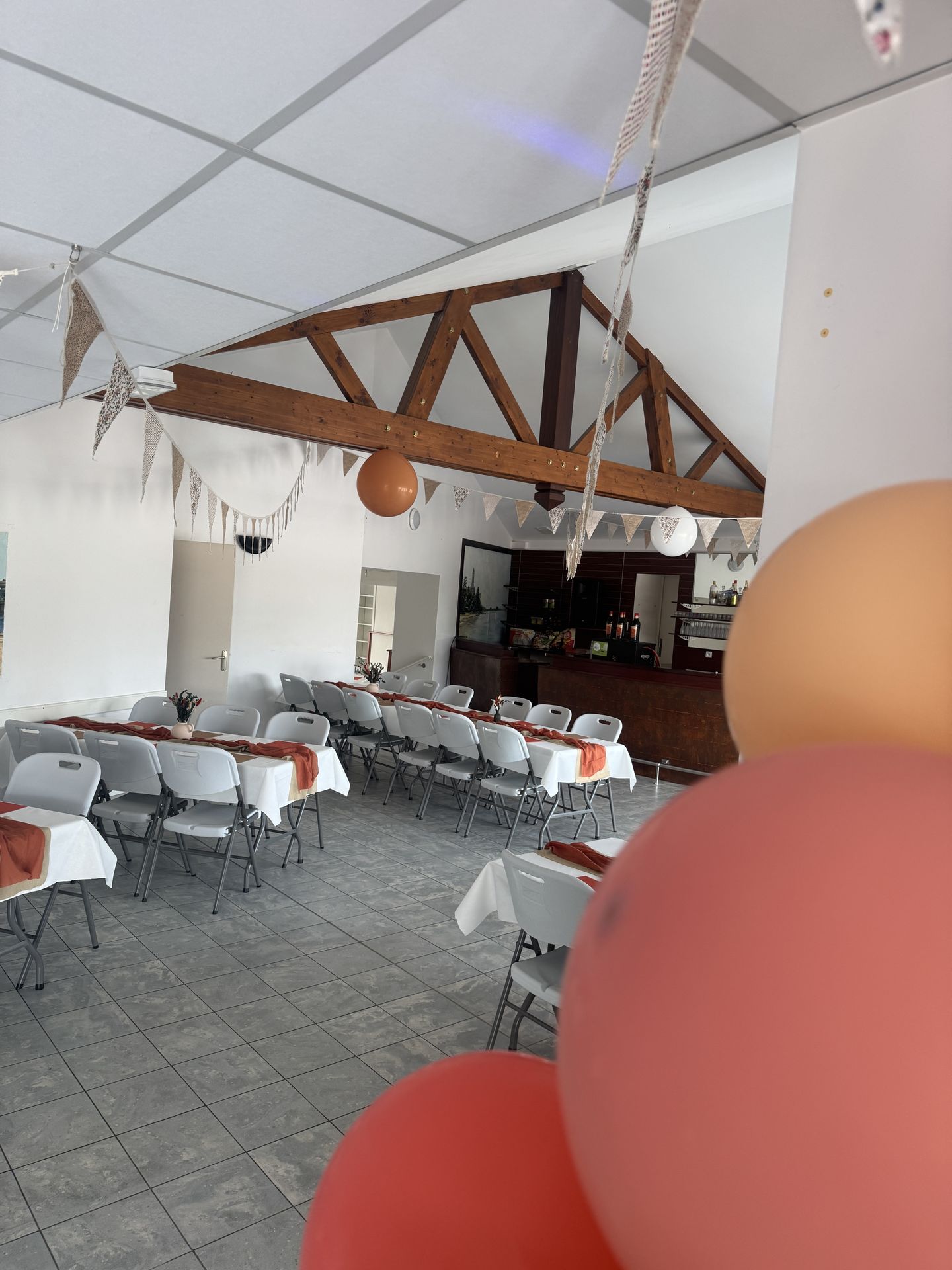 St Florent Le bout de St Flo anniversaire terracotta fleur sèche ballon décoration fanion guirlande guinguette