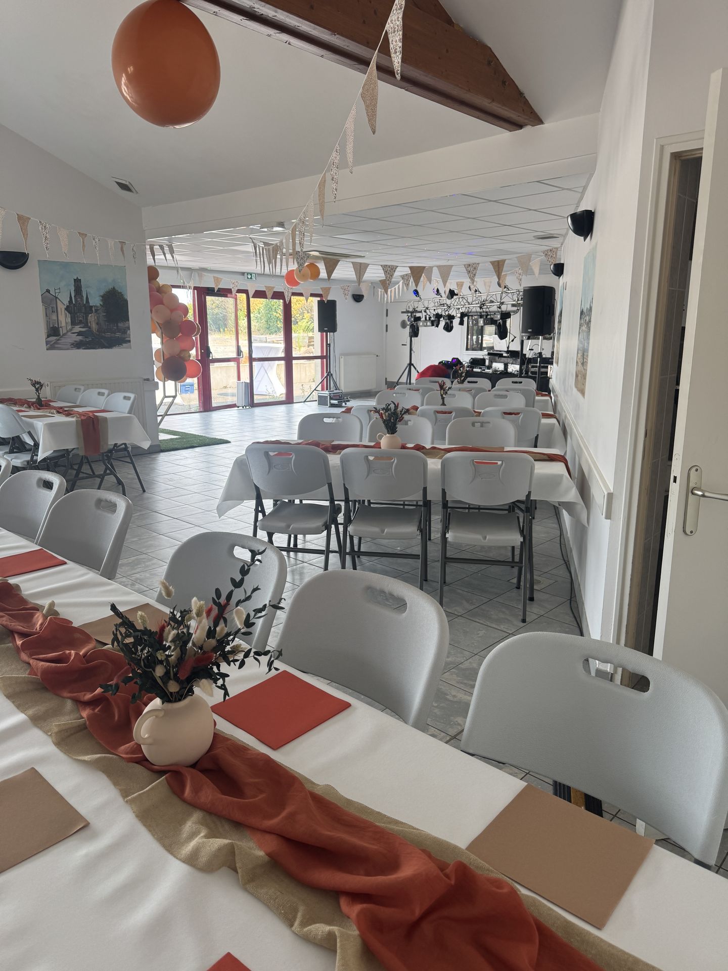 St Florent Le bout de St Flo anniversaire terracotta fleur sèche ballon décoration fanion guirlande guinguette