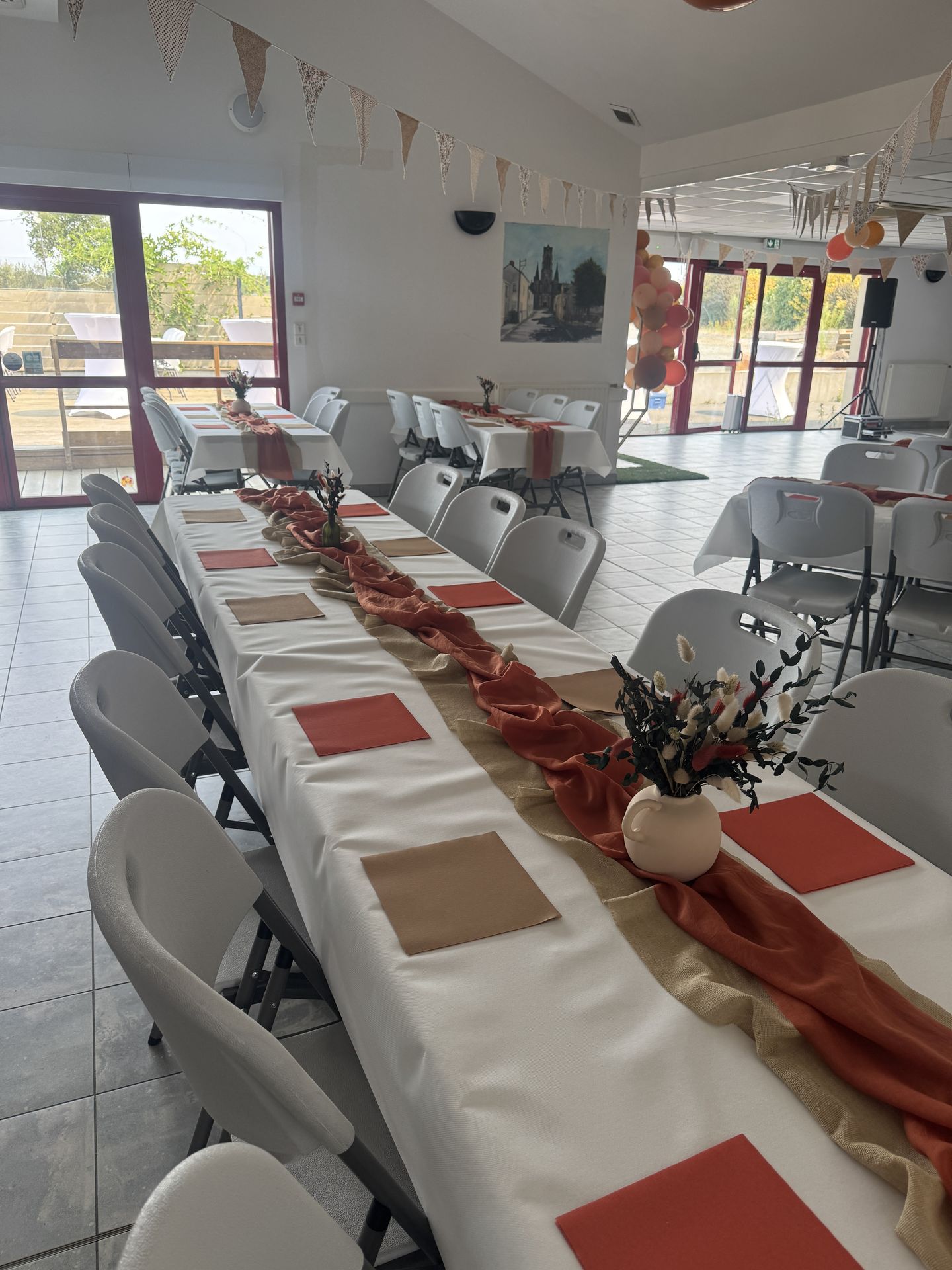 St Florent Le bout de St Flo anniversaire terracotta fleur sèche ballon décoration fanion guirlande guinguette