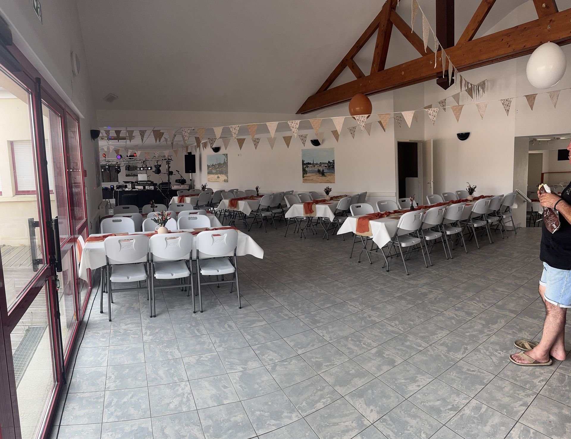 St Florent Le bout de St Flo anniversaire terracotta fleur sèche ballon décoration fanion guirlande guinguette