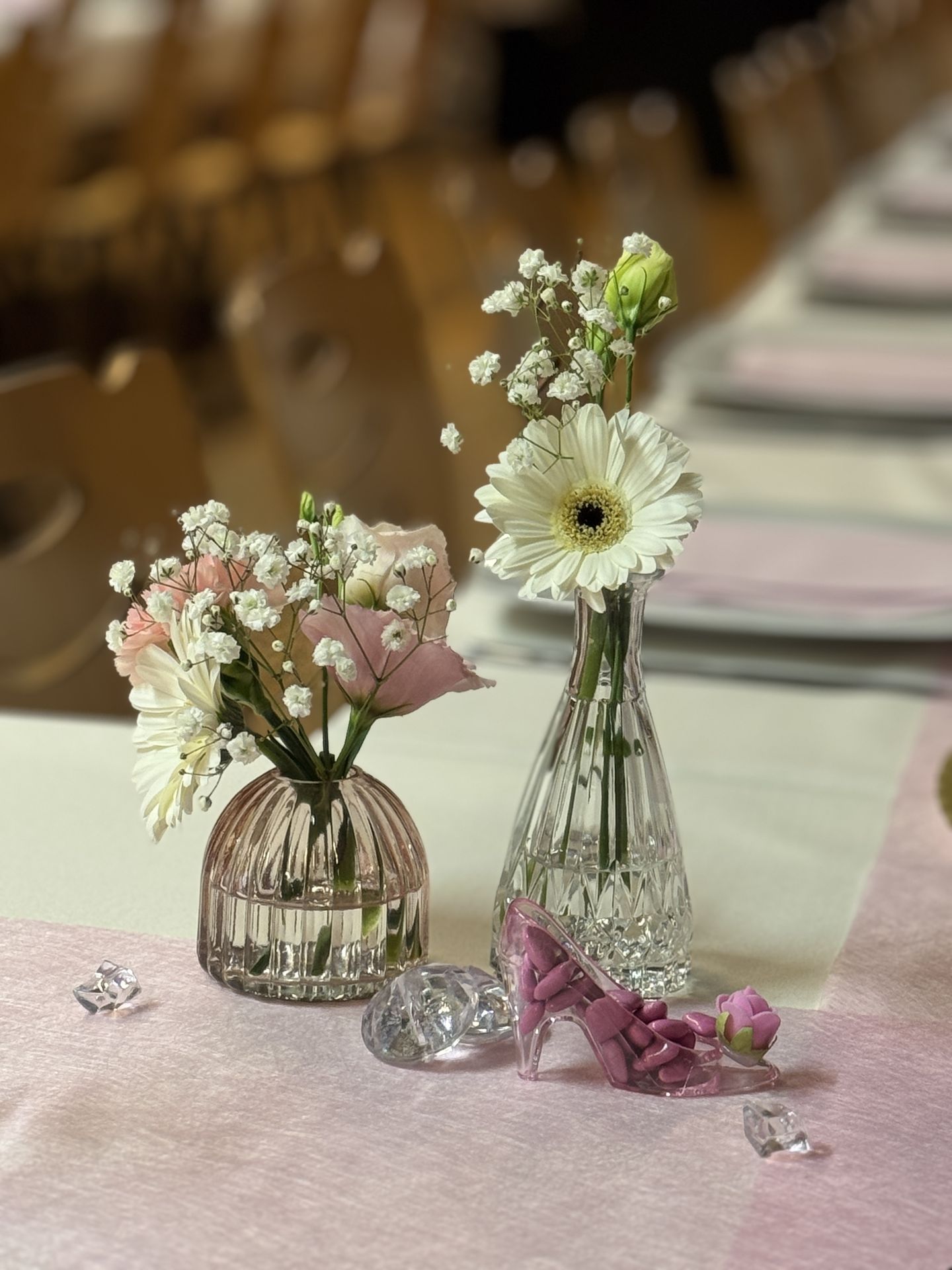 Anniversaire bapteme Mortagne sur Sevre decoration de table