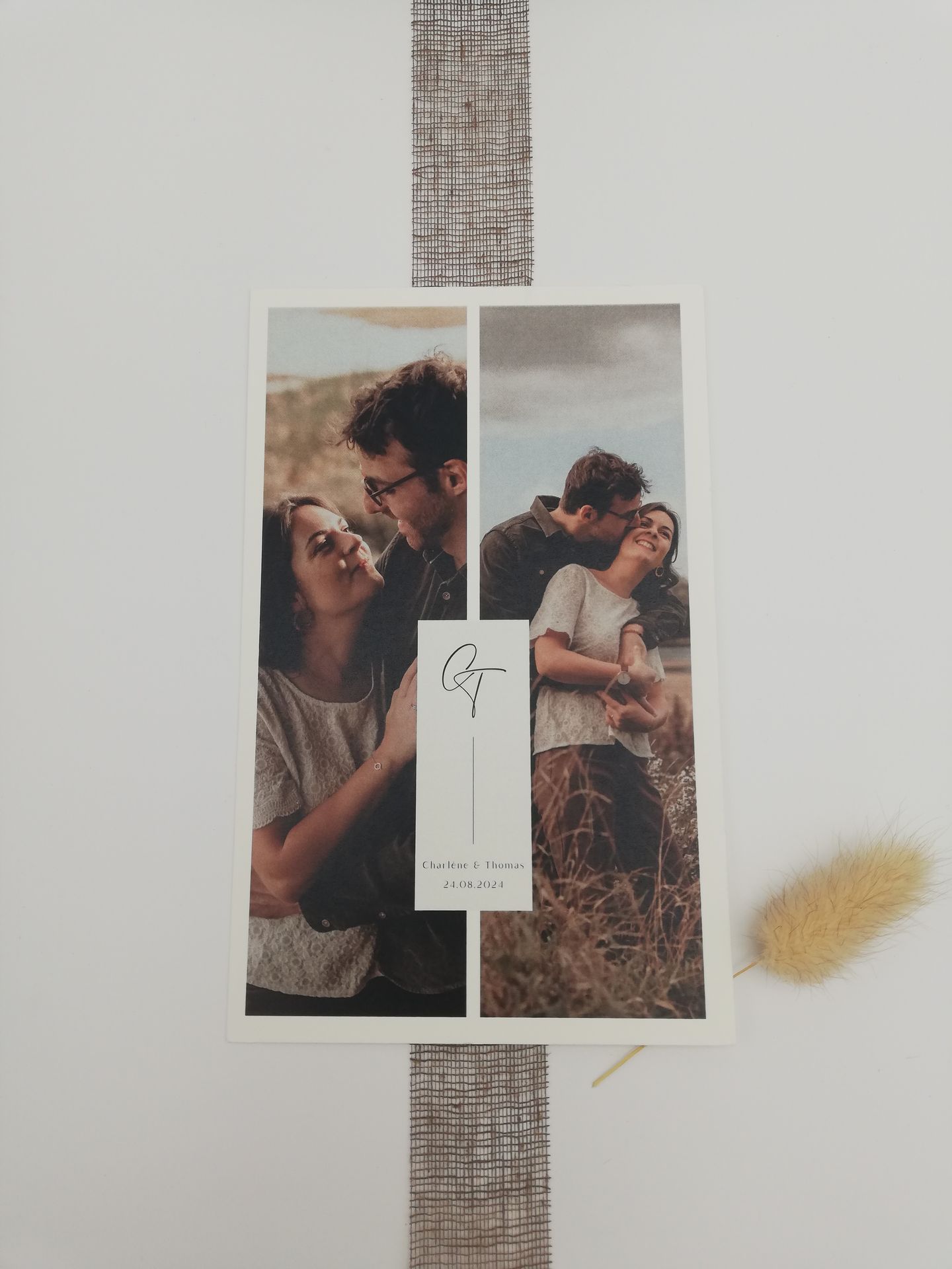 Faire part simple photo