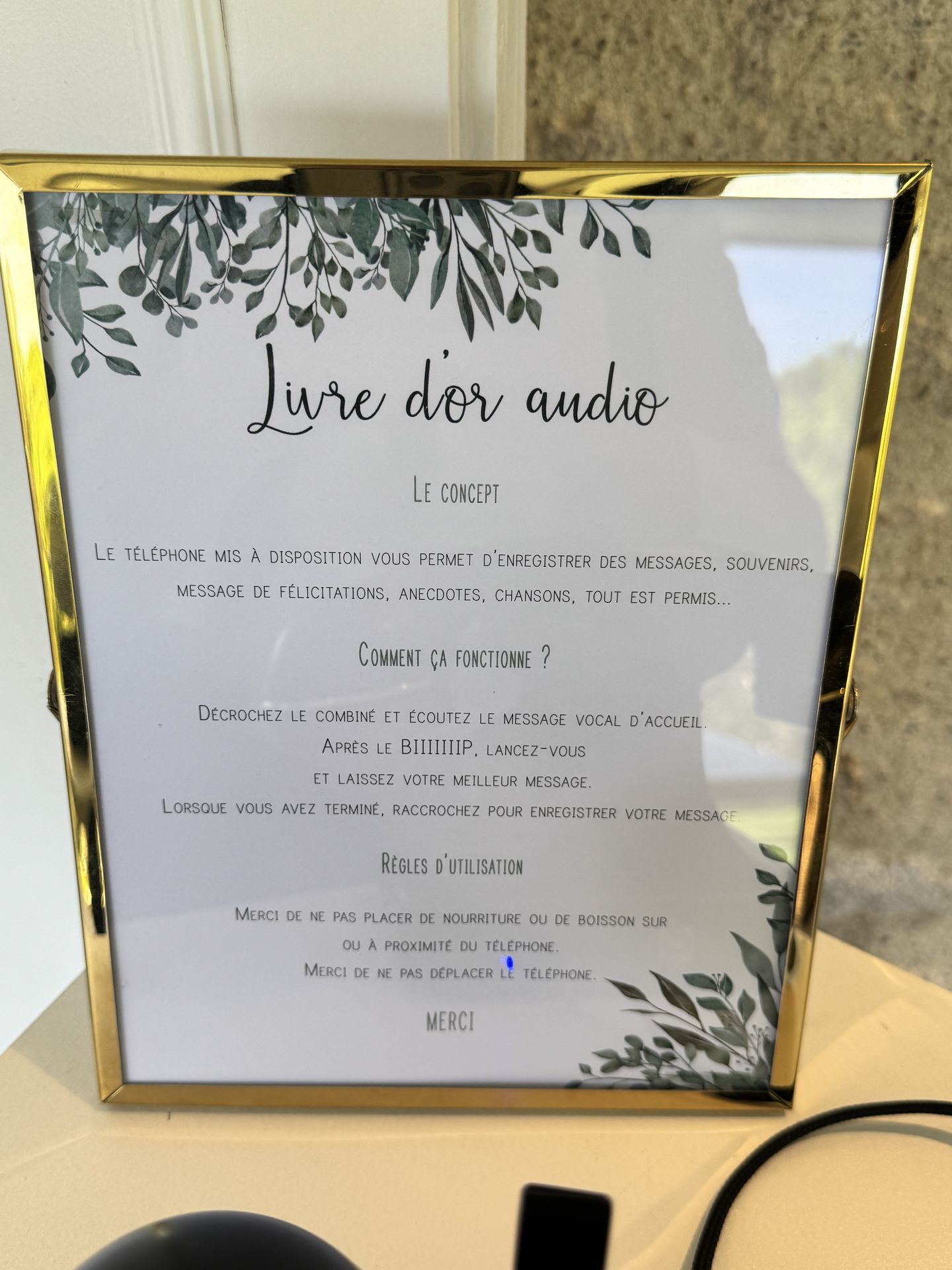 livre d'or audio