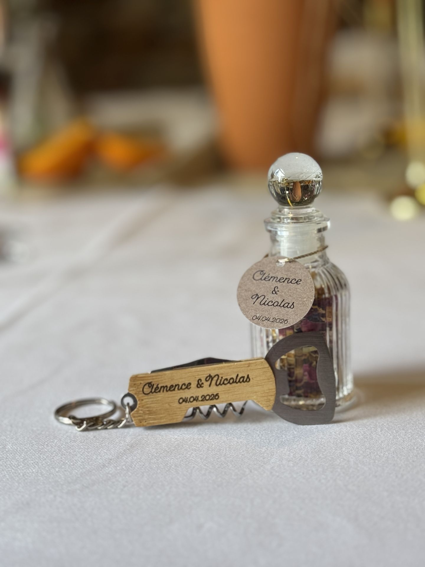 cadeau invité personnalisé