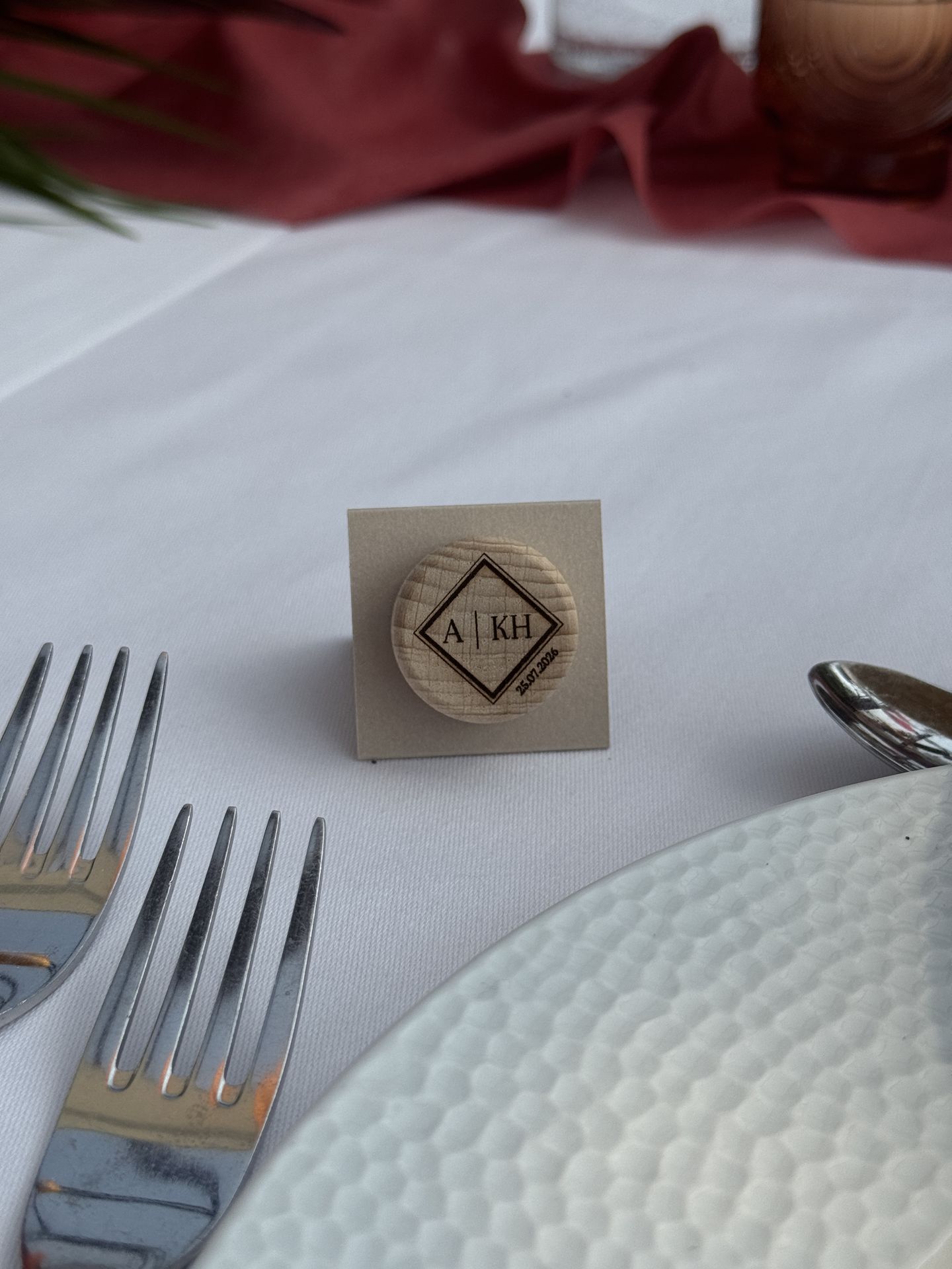 cadeau invité en bois personnalisé