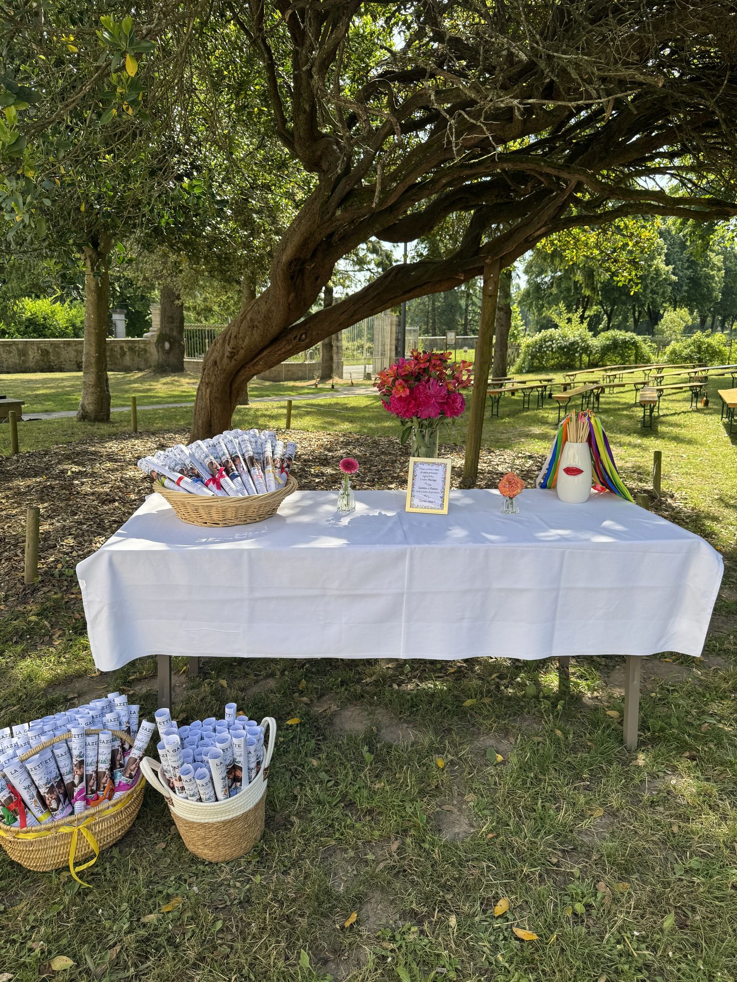 Mariage Les Landebaudières espace journal personnalisé