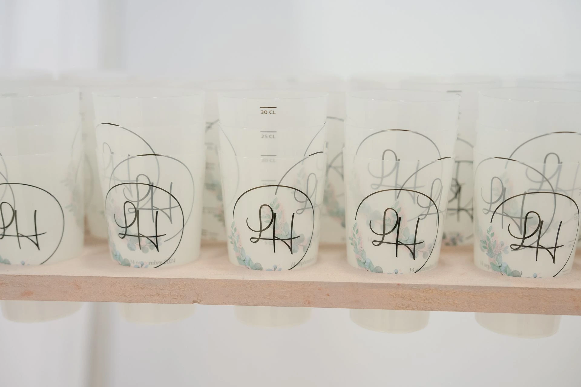 Mariage la thévinière verre personnalisé