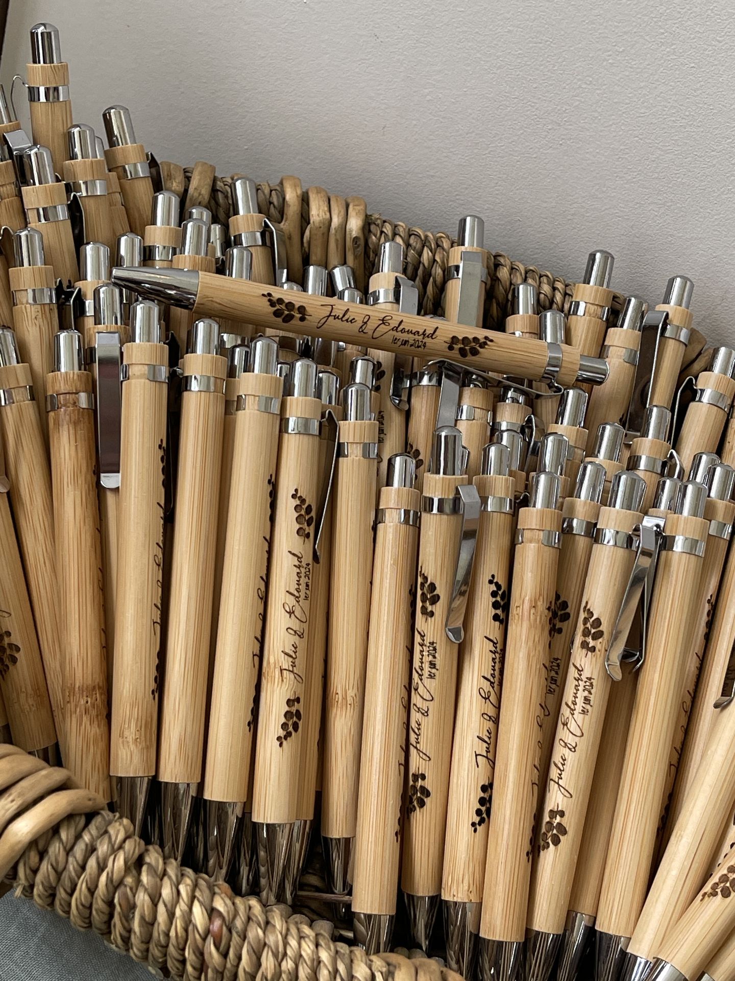 Mariage Vallée de la Roche personnalisé en bois