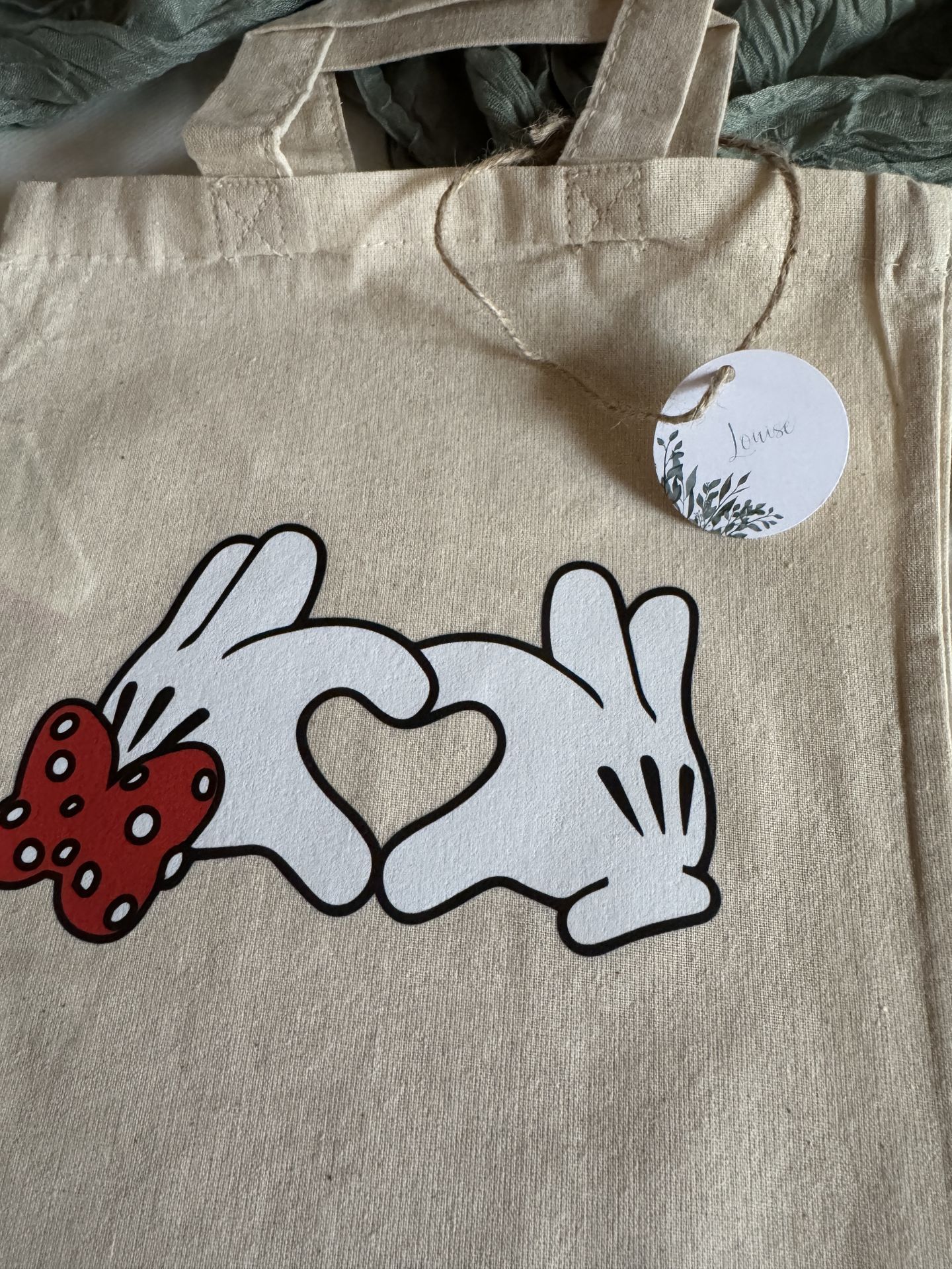 Mariage Domaine de Marin cadeaux invités sac en jutte personnalisé