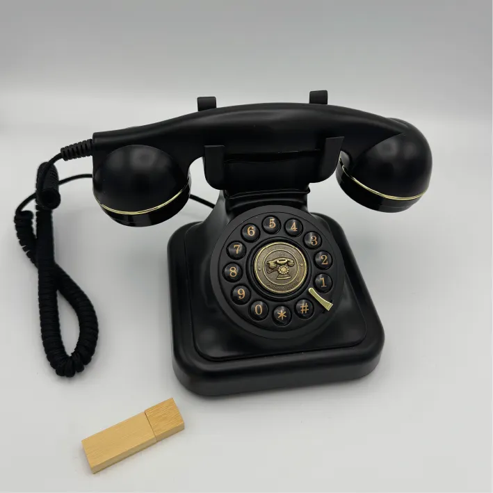 Livre d'or téléphone + Clé USB personnalisée (Blanc)