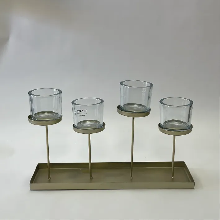 [LOC165-Doré] Photophore métal (Doré)