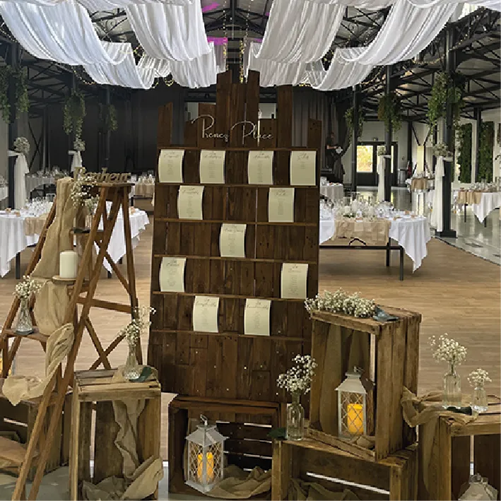 [LOC384] Panneau lames de bois