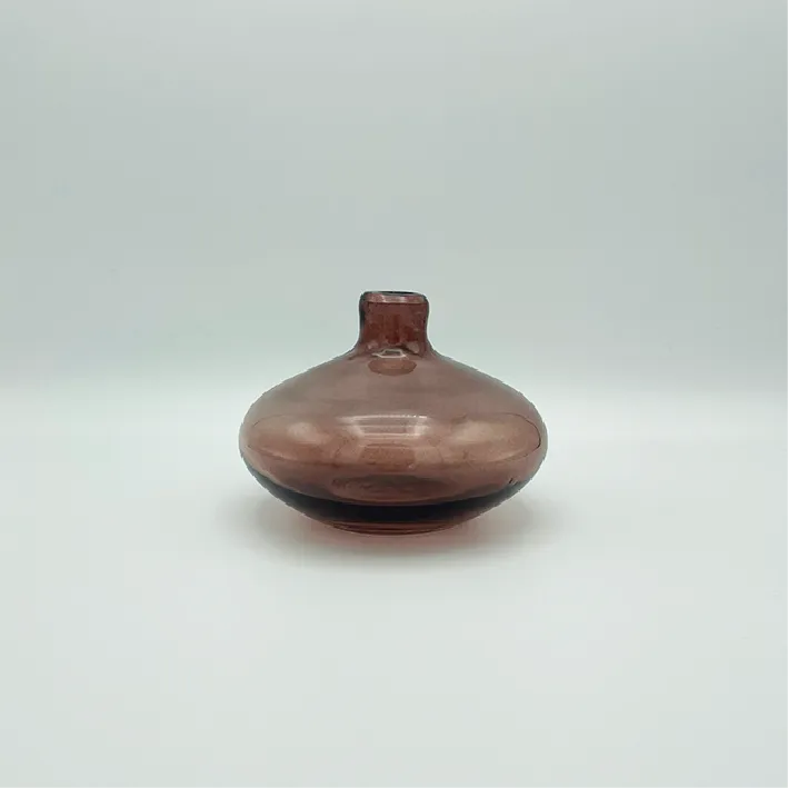 [LOC318] Vase Ambre foncé