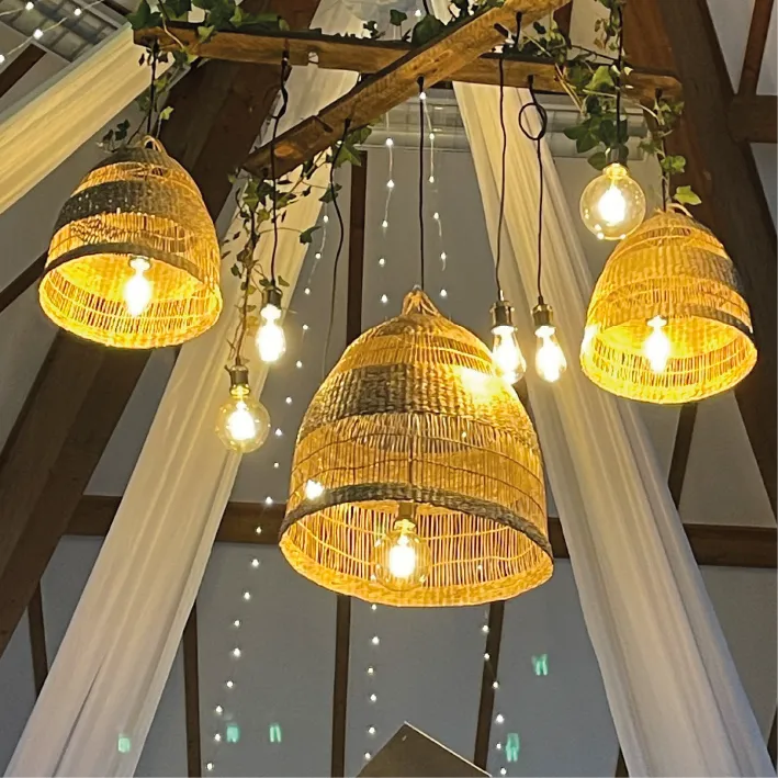 [LOC187] Lustres osiers (3 pièces)