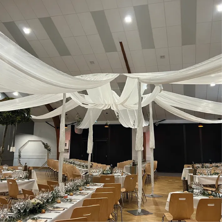 [LOC315] Structure ronde + tentures