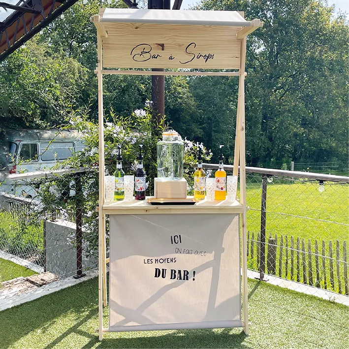 [LOC343] Bar à sirop avec limonadiers et pompes