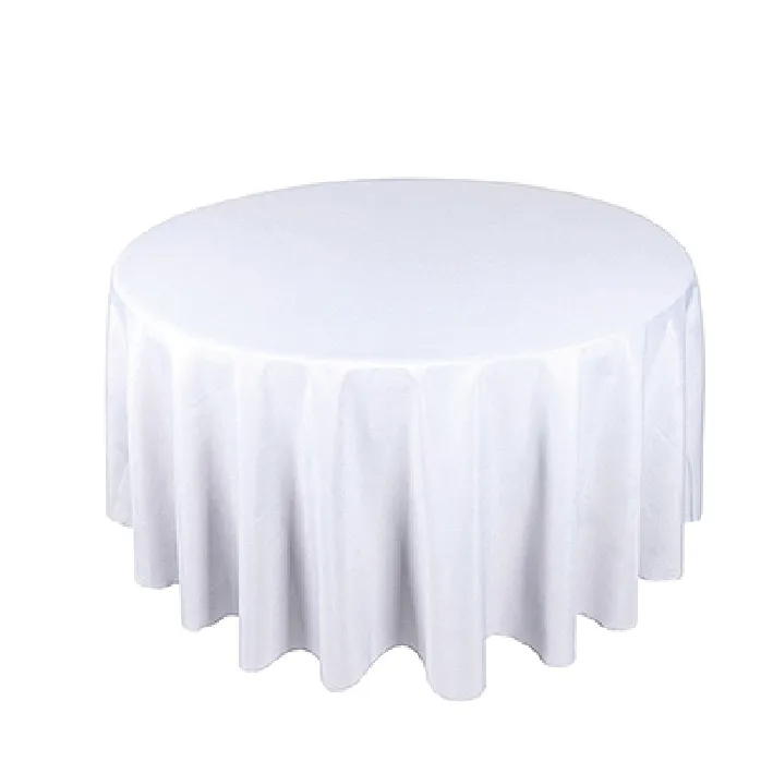 Nappe blanche (table ronde)