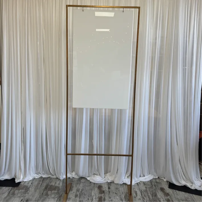 Plexi pour petite structure dorée