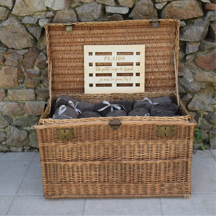 Malle à plaids (20 pièces)