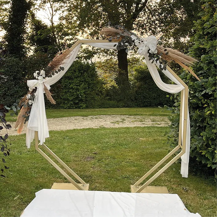 Décoration arche Hexagonale