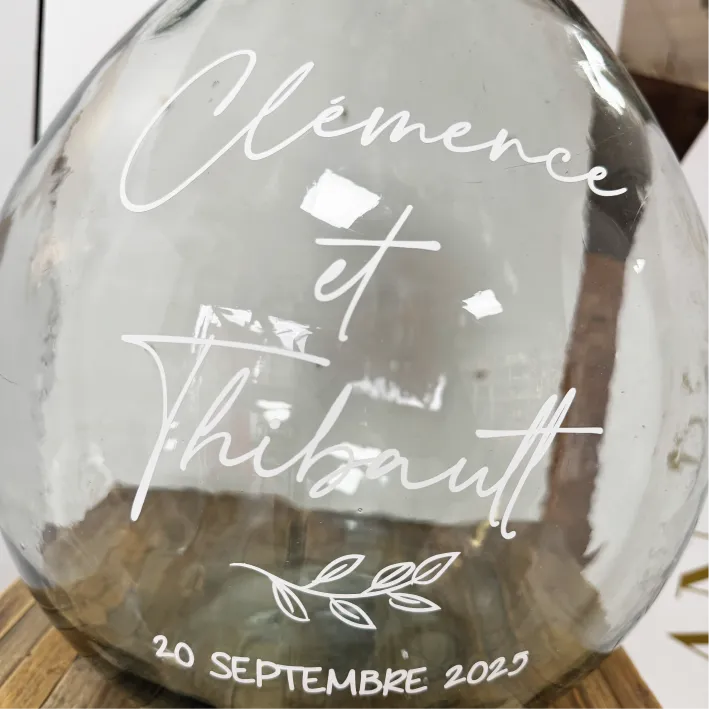 Vinyle pour cagnotte